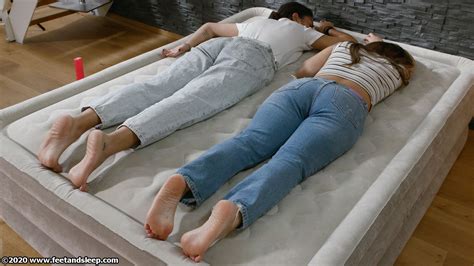 lesbian foot worship sleeping